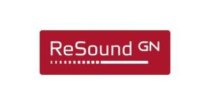 Sandia Hearing Aids Taos NM - Resound gn logo on a white background.